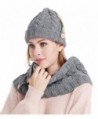 Bienvenu Winter Knitted Infinity Beanie in Cold Weather Scarves & Wraps