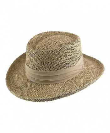 Jaxon Pebble Beach Gambler Hat - Seagrass - C3118GSVM6B