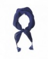 Women's Bandanas Neckerchief Scarf with Tassels. - Navy - CO182SXH9HC