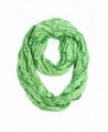 Bohomonde Lydia Scarf- Silk/Cotton Crinkle Infinity Scarf - Celery - C812FJPDEC3