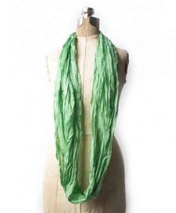 Bohomonde Cotton Crinkle Infinity Celery in Fashion Scarves