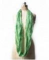 Bohomonde Cotton Crinkle Infinity Celery in Fashion Scarves