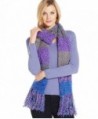 Charter Club Women's Mixed Media Chenille Oblong Scarf - Blue Acai - CT12CLRZO4D