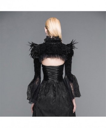 Gothic Steampunk Feathers Tassel Pashmina in Wraps & Pashminas