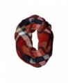 All American Plaid Tartan Infinity Scarf Funky Monkey Fashion Warm Cozy Scarves - CO1874W8756