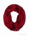 ScarvesMe Wolf Print Infinity Scarf - Burgundy - CY12EBEOHNN