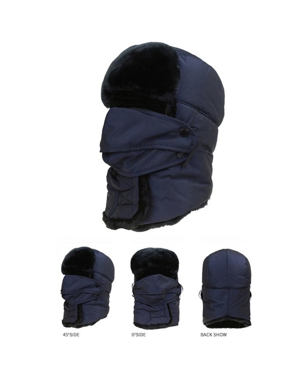 BERTERI Beanies Balaclava Stopper Motorcycle - Navy - C91895MEEW4