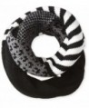 Keds Women's Multi-Pattern Infinity Scarf - Black - CS11A4DVY1X