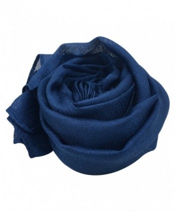 Bbonlinedress Women's Lightweight Rayon Shawl Long Soft Scarf Bridal Party Wrap - Navy - CR182Y4ZYNG