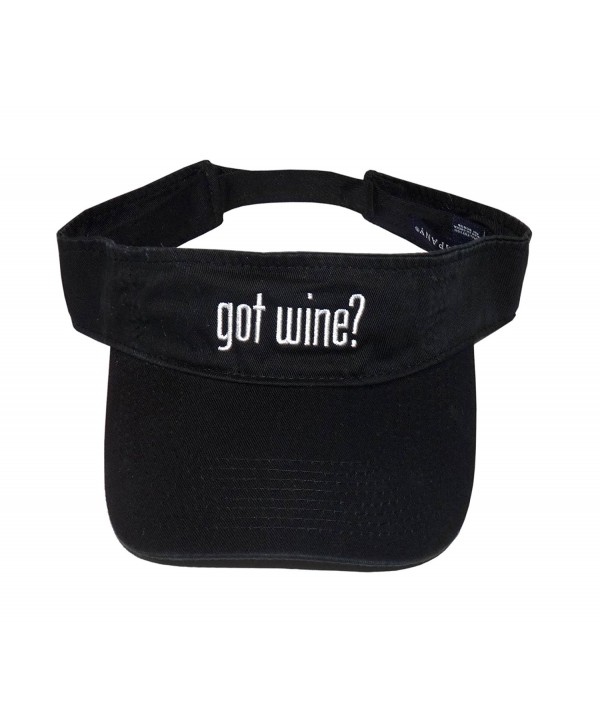 Got Wine? Black Visor - CU11EVLDTXV