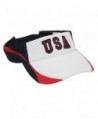 Patriotic White USA Visor - CB11CGEMICX