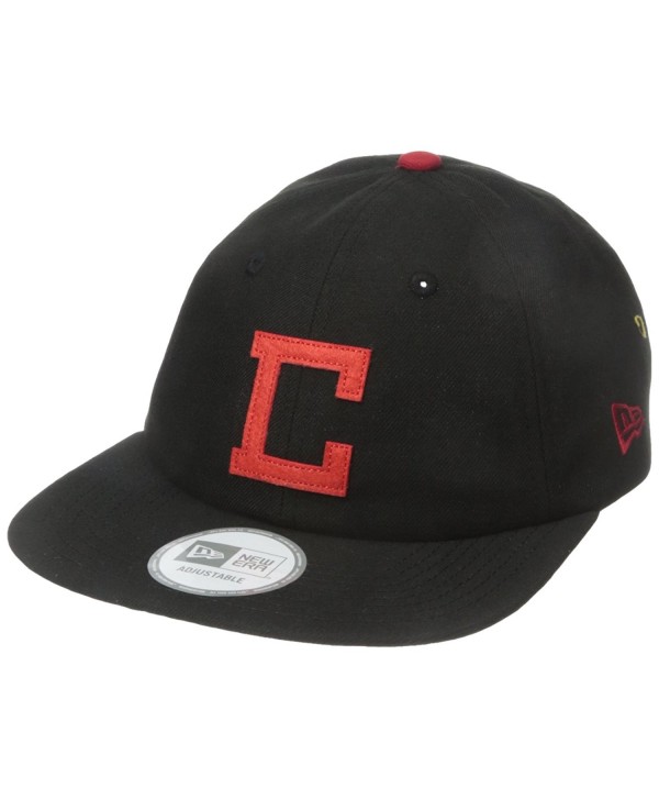 Crooks & Castles Men's Woven Strapback Cap-Crooks L.a. - Black - CP12BCT05IL