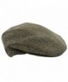 Mucros Weaver Trinity Tweed Flat Cap-Green Herringbone - C312O4YQ2ST