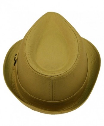 Cotton Summer Fedora Trilby Hat in Men's Fedoras