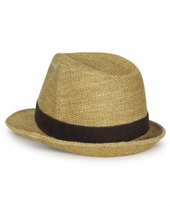 ililily Two Tone Structured Trilby Classic in Men's Fedoras