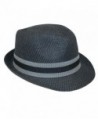 Dorfman Pacific Fedora Striped Medium in Men's Fedoras