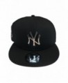 New York Yankees Blue Metal Badge Silver New Era 950 Mlb Hat Snap Cap Ny - Silverblack - C1186OUZDZZ