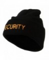 Military Embroidered Beanie - Security W17S10F - CV11E8U9C3V