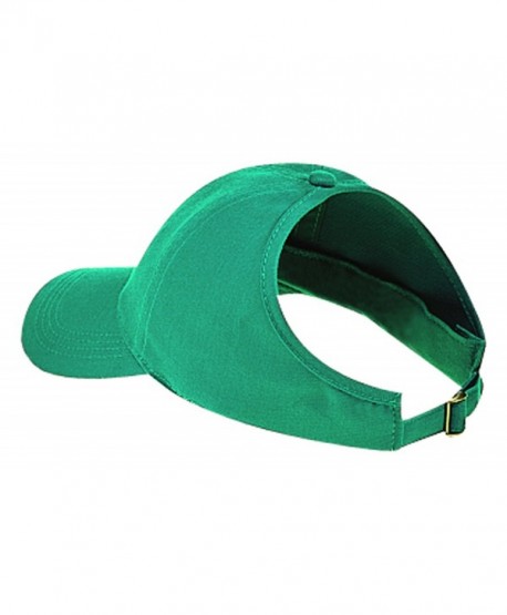 Otto Caps Brushed Cotton Twill Ponytail Low Profile Pro Style Caps - Jade - CJ11U5K7POV