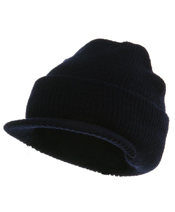 Military Wool Jeep Cap - Navy - CU114F2WWAV