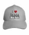 I Love New York NY Skyline Unisex Breathable Slouchy Beanie - Ash - CA17YIO5L26