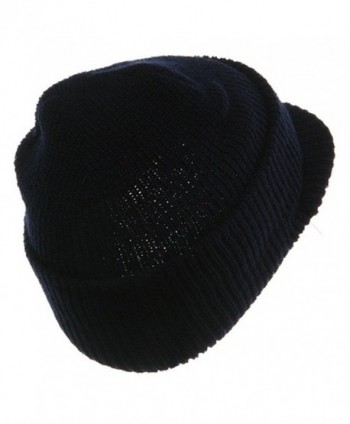 Military Wool Jeep Cap Navy in Men's Skullies & Beanies