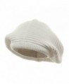 Medium Crown New Rasta Beanie Hat - White OSFM - CW112KUH0AR