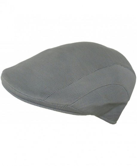 Cappello Poly Mesh Ivy Cool Summer Jaguar Scally Driving Cap - Gray - CB11958WY09