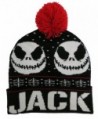 Nightmare Before Christmas Jack Skellington Black Men's Beanie Hat [4013] - CF12MC0LNQ7
