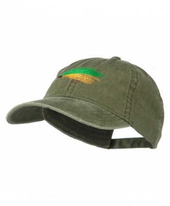 Fishing Green Fly Embroidered Washed