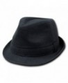 DECKY Melton Fedora Hat (BLACK- L / XL) - C01154YFHNJ