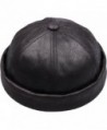 sujii Leon MST Skull Cuff Beanie Hat Watch Cap Docker Hat - Black - C8187NAYCM9