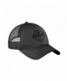 Koloa Surf Thruster Logo "Old School" Curved Bill Mesh Snapback Hats - Charcoal With Black Embroidered Logo - CU17YOLOHO2