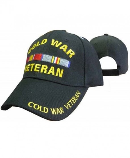 Cold War Veteran Vetrans Ribbon 3d Embroidered Baseball Cap Hat (Licensed) - CN187EEO5Q6