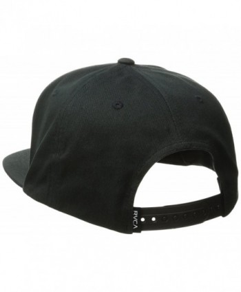 RVCA Mens Upside Snapback Black