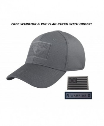 Condor Flex Tactical Cap (Graphite) + FREE Warior & PVC Flag Patch - CX12MSH7HD7