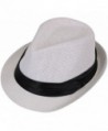 Men / Women's Classy Vintage Fedora Hat - White - CW184X0IYAC