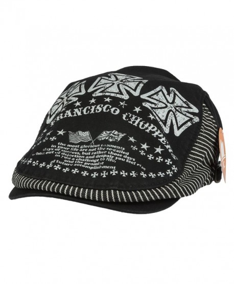 NTC TNC Adjustable Digital Printing newsboy Cap Black - C712IFHLHUD