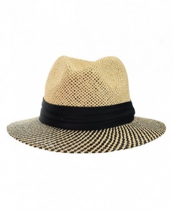 NYFASHION101 Teardrop Weaved Panama XL in Men's Fedoras