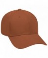 Otto 6 Panel Low Profile Superior Cotton Twill Cap - TX. Orange - C712IVBEGJH