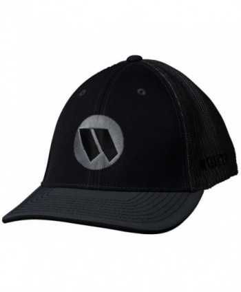 Worth 3D Embroidered Adult Mesh Baseball/Softball Trucker Hat. WTRUCK - Black/Charcoal - CJ12CJ60DV5