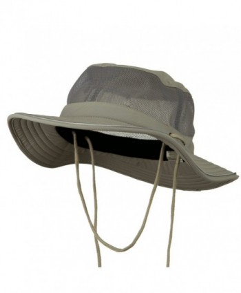 Big Size Talson UV Mesh Bucket Hat - Grey (For Big Head) - CL11H0H6KA1