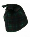 Plaid Design Winter Fleece Hat - Dark Green W15S39A - CV1108HRAWR