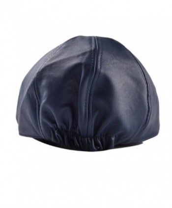 TONSEE Vintage Leather Peaked Newsboy in Men's Newsboy Caps