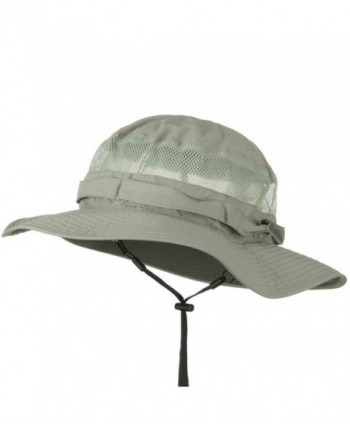 UV 50+ Side Mesh Talson Bucket Hat - Grey - C411J5ZFWGP