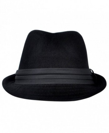 Mens Season Fashion Fedora Black