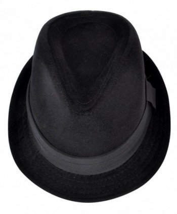 Mens Season Fashion Fedora Black in Men's Fedoras