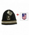 Army United States Logo Beanie Pom Cap Official Merchandise US Military - Black White - CC17XXE07M7