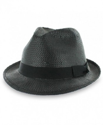 Hats in the Belfry Belfry Straw Goon - Open-Weave Fedora - CT11ZZVL7RL