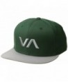 RVCA Men's VA Snapback II Hat - Forest/Grey - CX17YI32K7Y